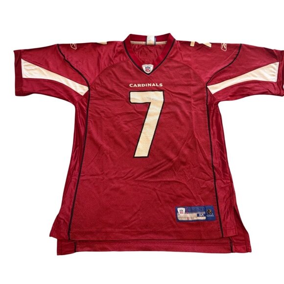 Arizona Cardinals Reebok NFL Equipment Red Jersey #7 Leinart M - Picture 1 of 10